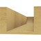 Ekena Millwork 6in. W x 4in. H x 28in. L Durham Woodgrain TimberThane Rafter Tail, Primed Tan RFTUR06X04X28DURRCPR - alternate 5